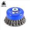 Bowl Knotted Cup Wire Brush Bristle Brush For Metal
