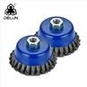 Twisted Wooden Steel Wire Polishing Wheel Brush
